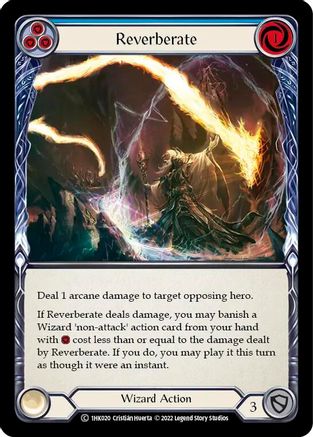 Image of Reverberate (Blue) [1HK020] (Historic Pack 1 Blitz Deck: Kano)