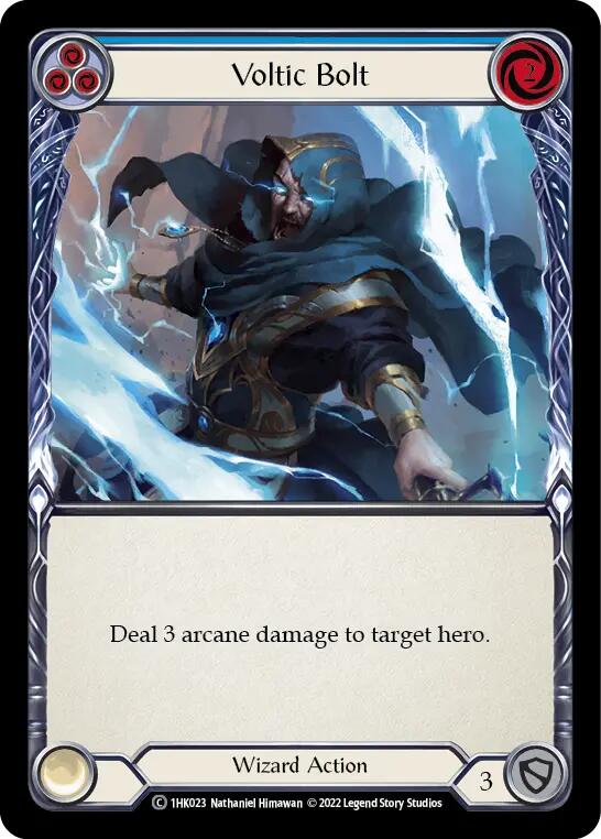 Image of Voltic Bolt (Blue) [1HK023] (Historic Pack 1 Blitz Deck: Kano)