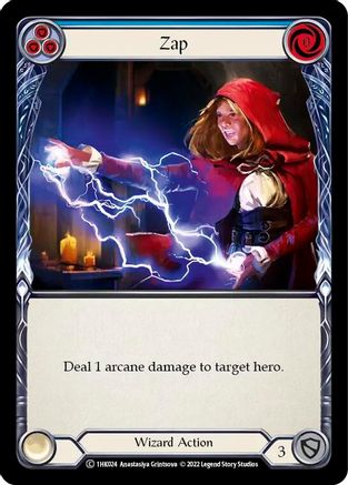 Image of Zap (Blue) [1HK024] (Historic Pack 1 Blitz Deck: Kano)