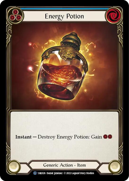 Image of Energy Potion (Blue) [1HK026] (Historic Pack 1 Blitz Deck: Kano)