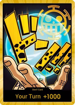 Image of DON!! Card (Trafalgar Law) (Gold) [Premium Booster -The Best-]