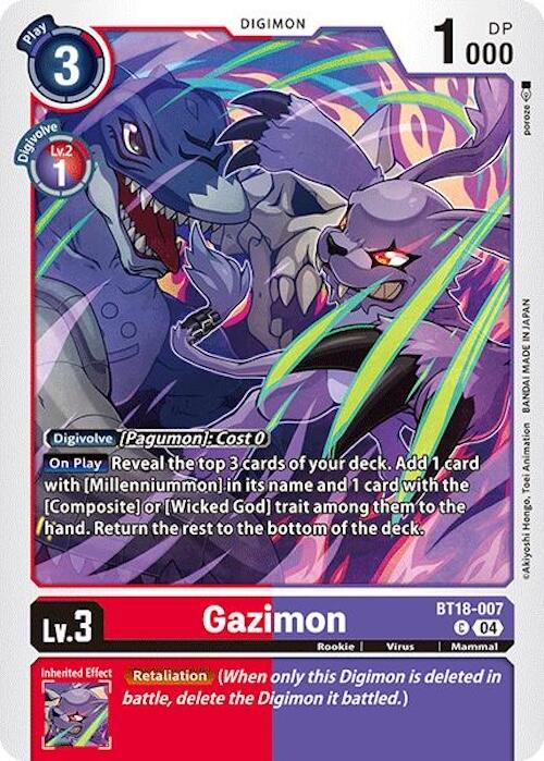 Image of Gazimon [BT18-007] [Release Special Booster Ver.2.0]