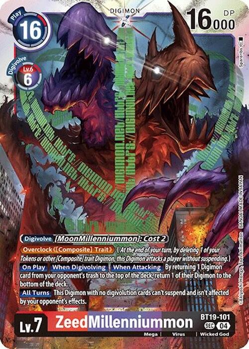 Image of ZeedMillenniummon [BT19-101] [Release Special Booster Ver.2.5]