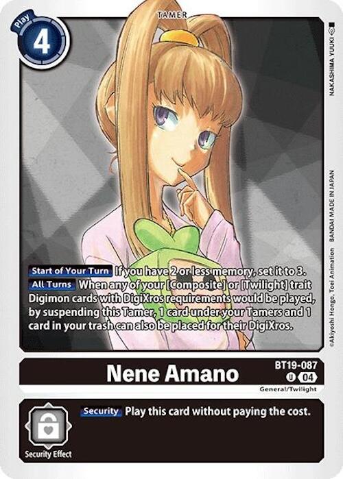 Image of Nene Amano [BT19-087] [Release Special Booster Ver.2.0]