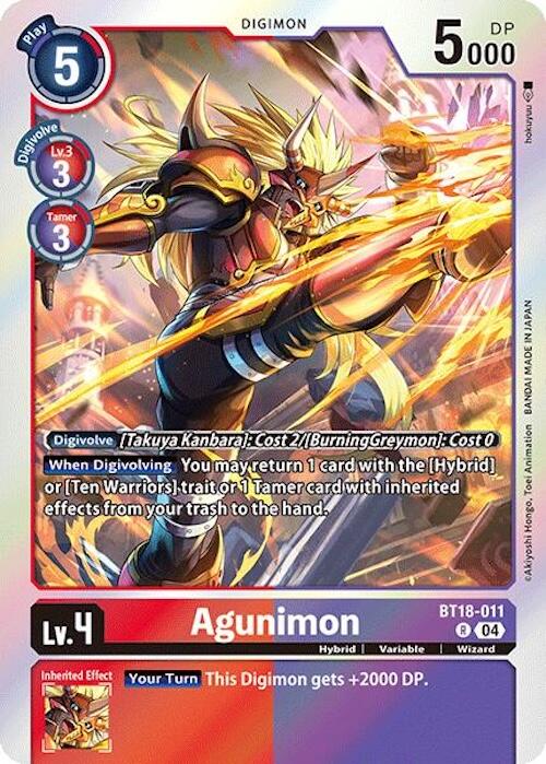 Image of Agunimon [BT18-011] [Release Special Booster Ver.2.0]