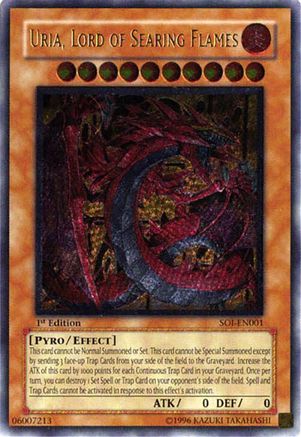 Image of Uria, Lord of Searing Flames (UTR) [SOI-EN001] Ultimate Rare