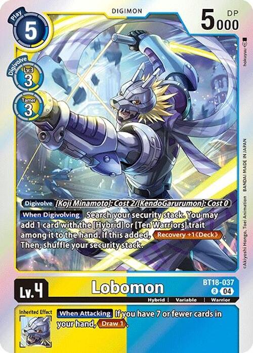 Image of Lobomon [BT18-037] [Release Special Booster Ver.2.0]