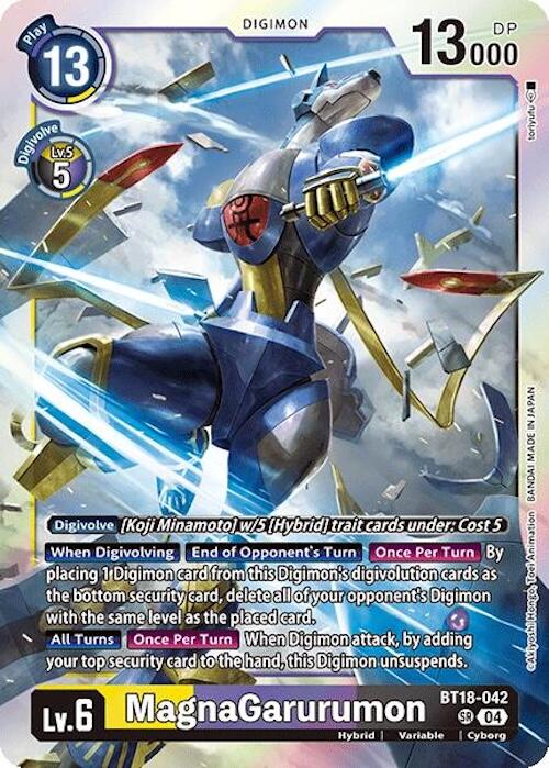 Image of MagnaGarurumon [BT18-042] [Release Special Booster Ver.2.0]