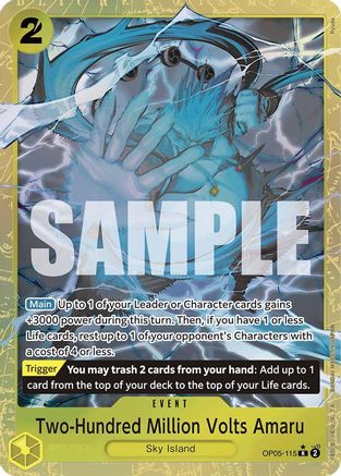 Image of Two-Hundred Million Volts Amaru (Alternate Art) [Premium Booster -The Best-]