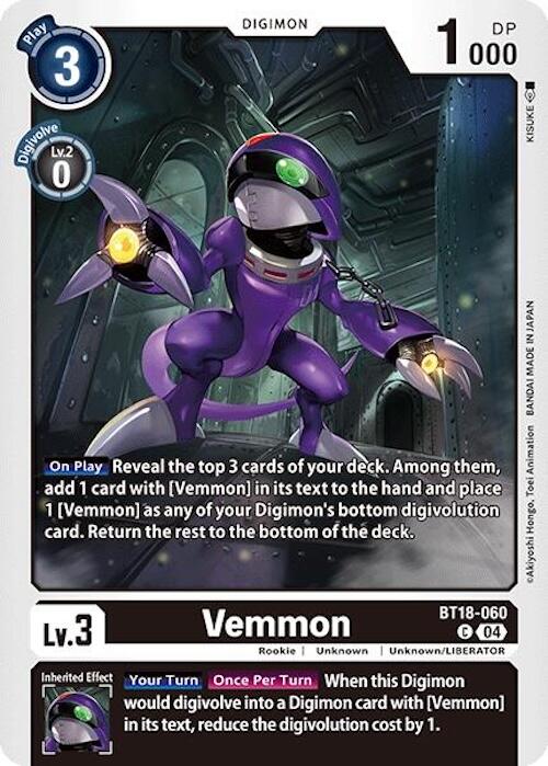 Image of Vemmon [BT18-060] [Release Special Booster Ver.2.0]