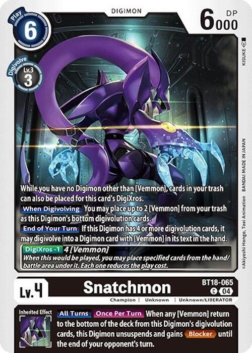 Image of Snatchmon [BT18-065] [Release Special Booster Ver.2.0]