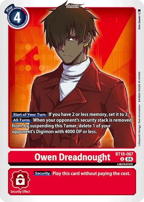 Image of Owen Dreadnought [BT18-087] [Release Special Booster Ver.2.0]