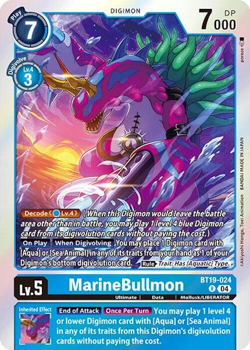 Image of MarineBullmon [BT19-024] [Release Special Booster Ver.2.0]