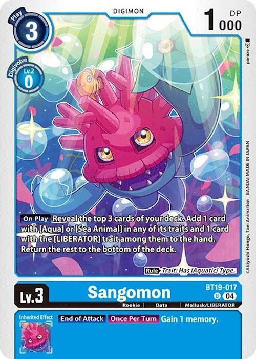 Image of Sangomon [BT19-017] [Release Special Booster Ver.2.0]