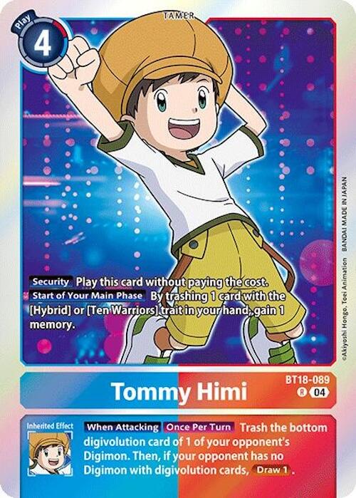 Image of Tommy Himi [BT18-089] [Release Special Booster Ver.2.0]