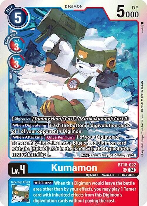 Image of Kumamon [BT18-022] [Release Special Booster Ver.2.0]