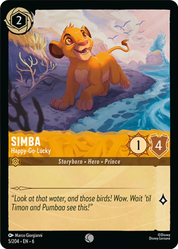 Image of Simba - Happy-Go-Lucky (5/204) [Azurite Sea]
