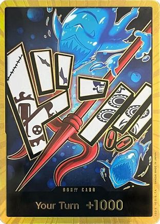 Image of DON!! Card (Hody Jones) (Gold) [Premium Booster -The Best-]