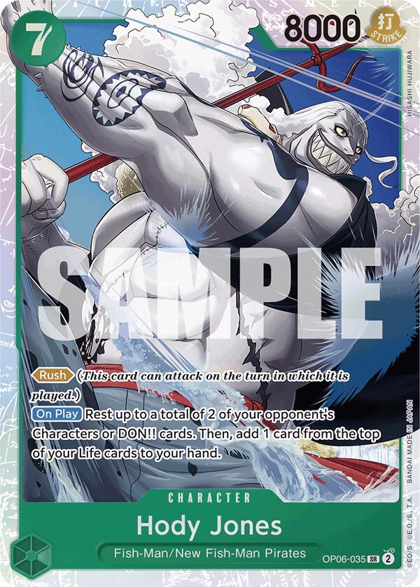 Image of Hody Jones (Alternate Art)(Jolly Roger Foil) [Premium Booster -The Best-]