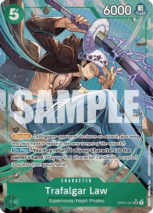 Image of Trafalgar Law (OP01-047) (Full Art) [Premium Booster -The Best-]