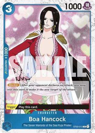 Image of Boa Hancock (ST03-013) (Jolly Roger Foil) [Premium Booster -The Best-]