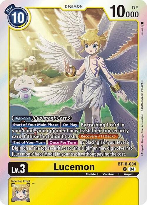 Image of Lucemon [BT18-034] [Release Special Booster Ver.2.0]