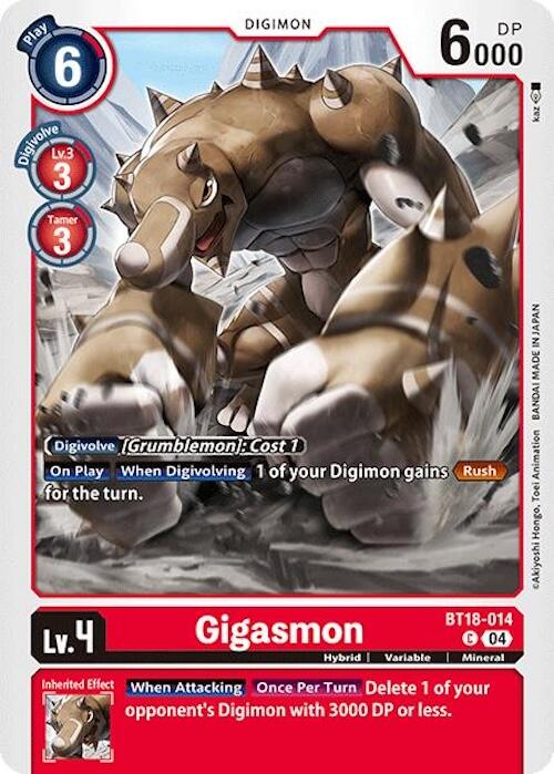 Image of Gigasmon [BT18-014] [Release Special Booster Ver.2.0]