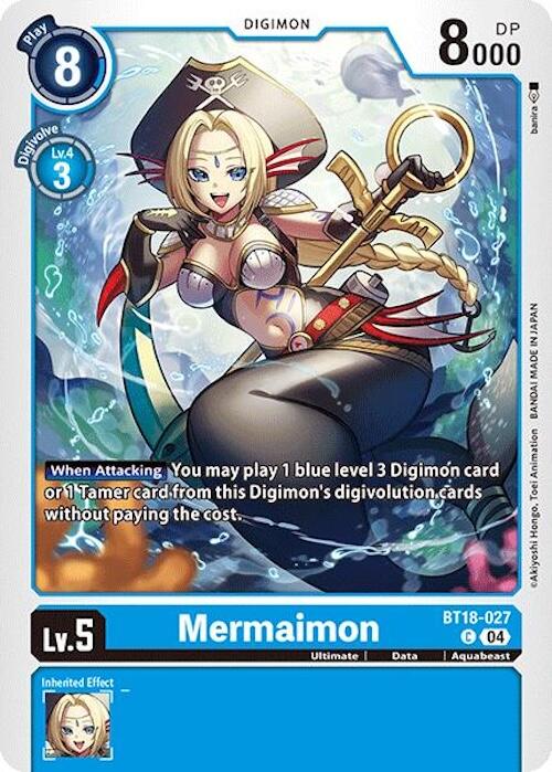 Image of Mermaimon [BT18-027] [Release Special Booster Ver.2.0]