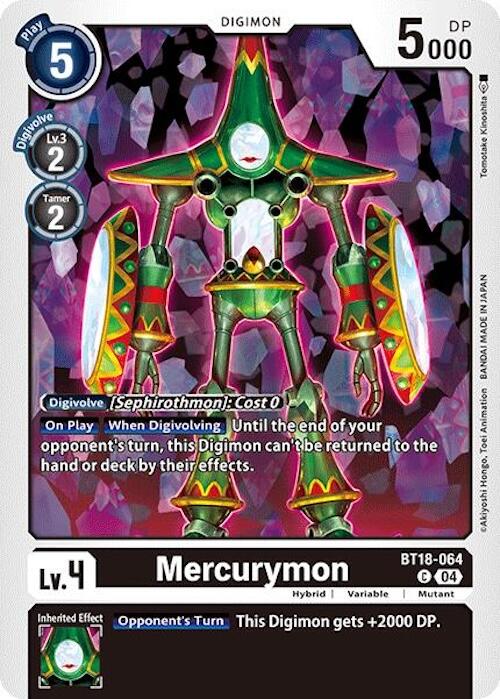 Image of Mercurymon [BT18-064] [Release Special Booster Ver.2.0]