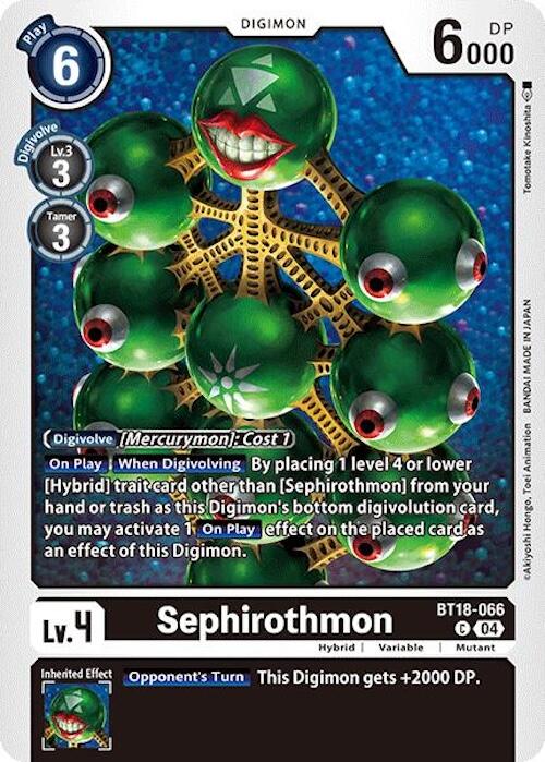 Image of Sephiromon [BT18-066] [Release Special Booster Ver.2.0]