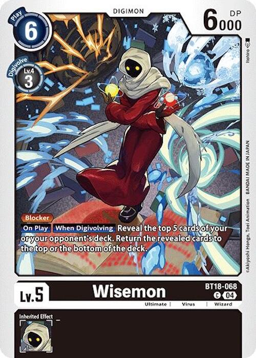 Image of Wisemon [BT18-068] [Release Special Booster Ver.2.0]