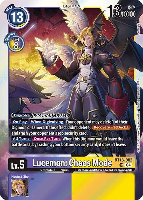 Image of Lucemon: Chaos Mode [BT18-082] [Release Special Booster Ver.2.0]