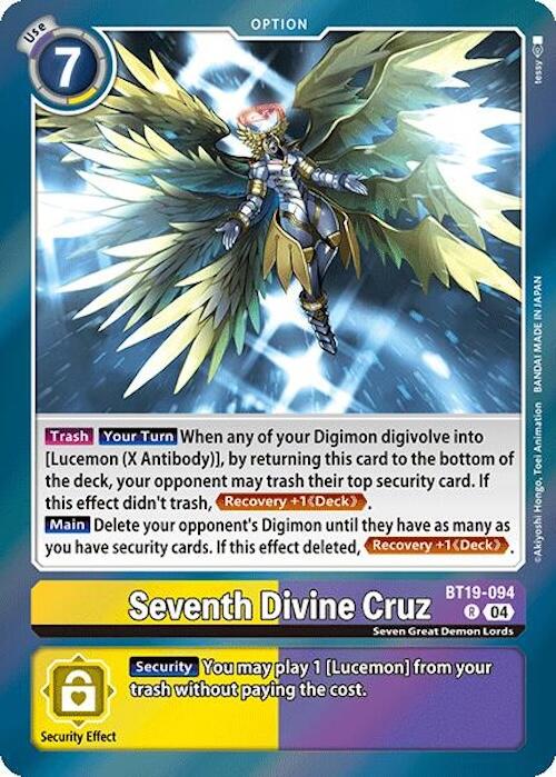 Image of Seventh Divine Cruz [BT19-094] [Release Special Booster Ver.2.0]