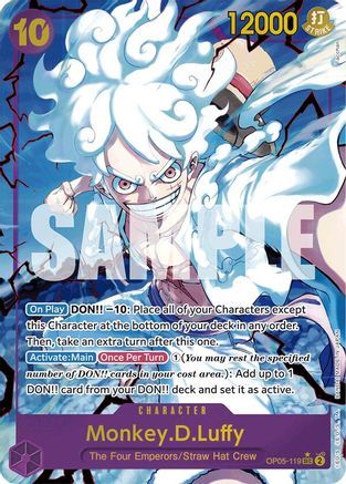 Image of Monkey.D.Luffy (OP05-119) (Alternate Art) [Premium Booster -The Best-]