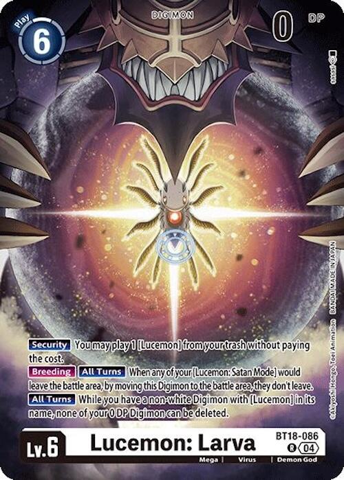 Image of Lucemon: Larva [BT18-086] [Release Special Booster Ver.2.0]