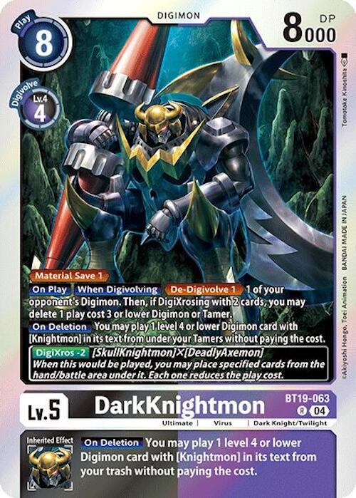 Image of DarkKnightmon [BT19-063] [Release Special Booster Ver.2.0]