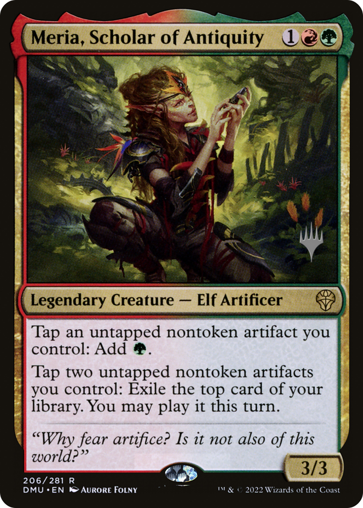 Image of Meria, Scholar of Antiquity (Promo Pack) [Dominaria United Promos]