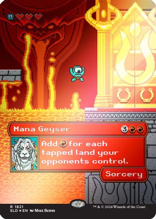 Image of Mana Geyser (Rainbow Foil) [Secret Lair Drop Series]