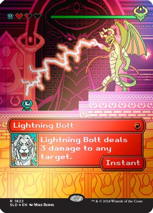 Image of Lightning Bolt (1822) (Rainbow Foil) [Secret Lair Drop Series]