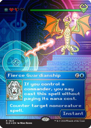 Image of Fierce Guardianship (Rainbow Foil) [Secret Lair Drop Series]
