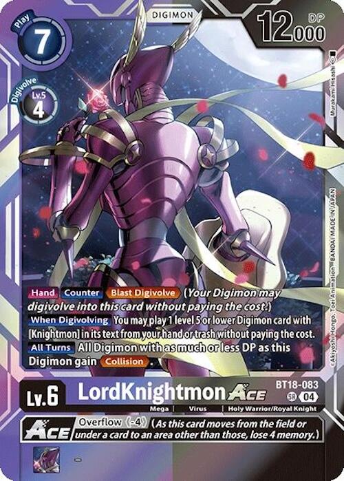 Image of LordKnightmon ACE [BT18-083] [Release Special Booster Ver.2.0]