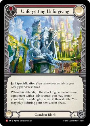 Image of Unforgetting Unforgiving [AJV013] (Armory Deck: Jarl Vetreidi)