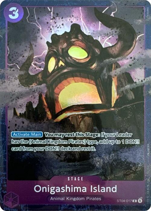 Image of Onigashima Island (Premium Card Collection -Best Selection Vol. 2-) [One Piece Promotion Cards]