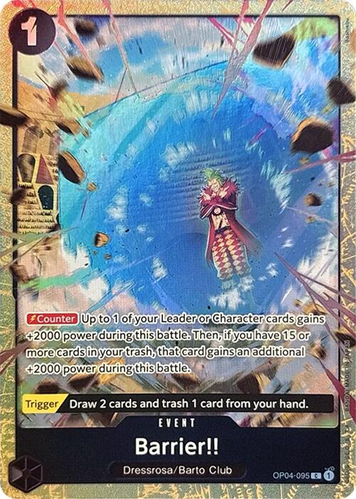 Image of Barrier!! (Premium Card Collection -Best Selection Vol. 2-) [One Piece Promotion Cards]