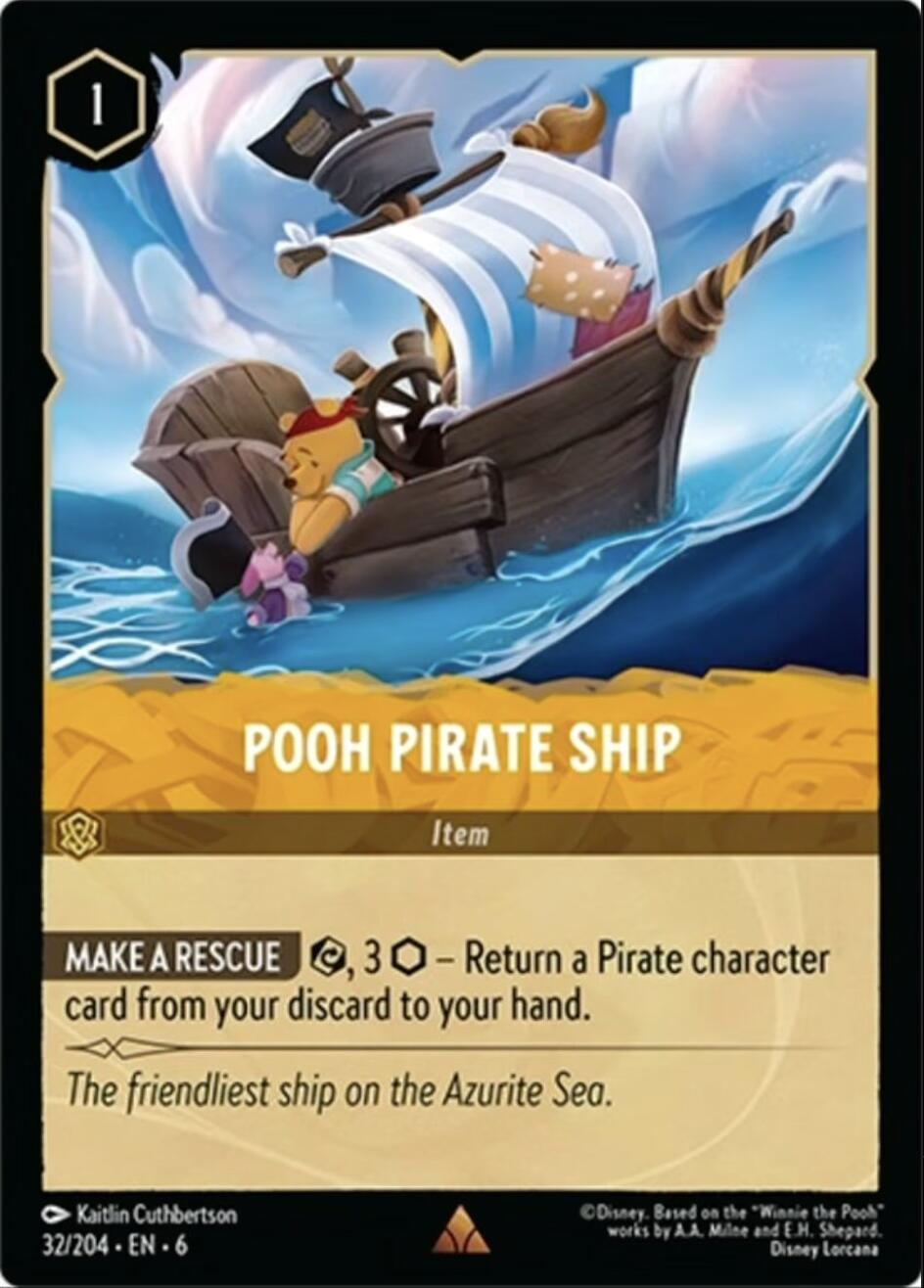 Image of Pooh Pirate Ship (32/204) [Azurite Sea]