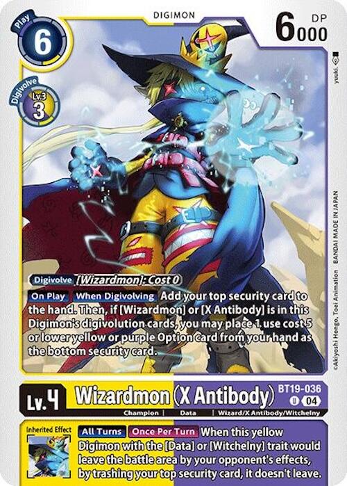 Image of Wizardmon [BT19-036] (X Antibody) [Release Special Booster Ver.2.0]