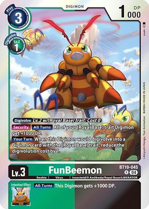 Image of FunBeemon [BT19-045] [Release Special Booster Ver.2.0]