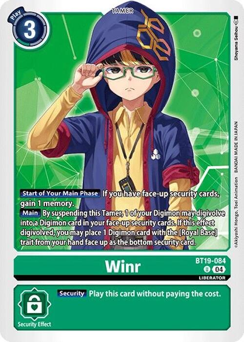 Image of Winr [BT19-084] [Release Special Booster Ver.2.0]