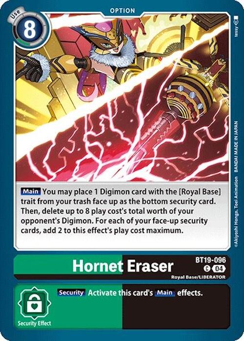 Image of Hornet Eraser [BT19-096] [Release Special Booster Ver.2.5]