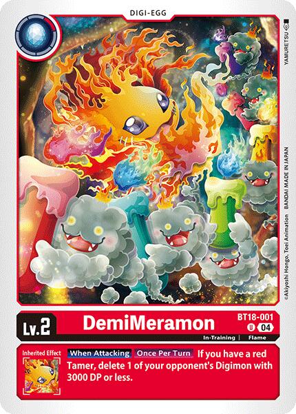 Image of DemiMeramon [BT18-001] [Release Special Booster Ver.2.0]